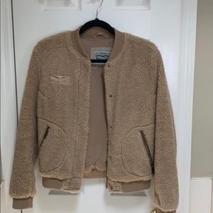 Levi SHERPA bomber jacket!